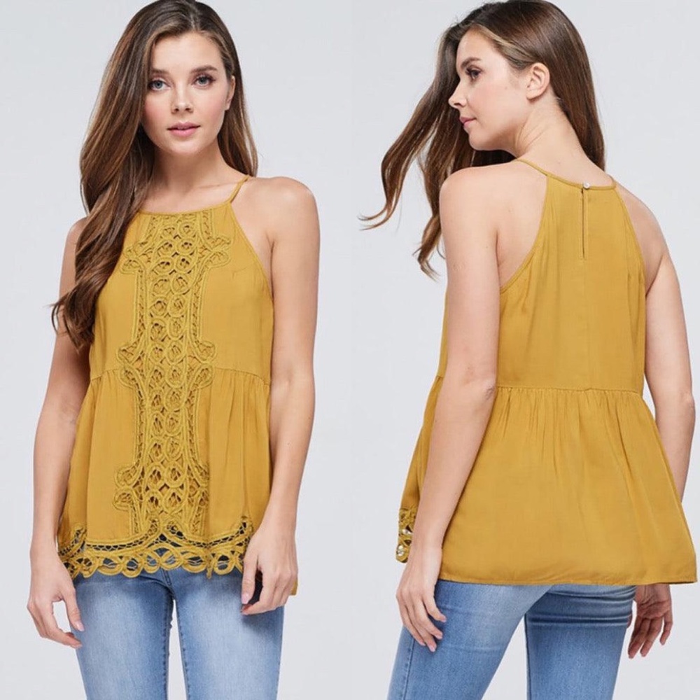 LILAC Lace Tank Top